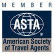 Member of American Society of Travel Agents